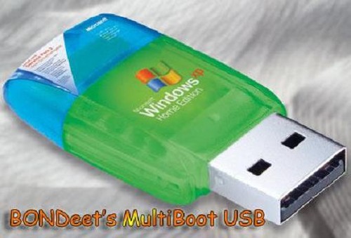 BONDeet's MultiBoot USB 4Гб (Windows XP by IDIMM, Alkid Live CD, HBCD, ERD Commander и т.д)