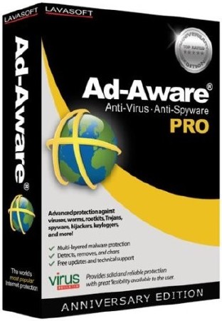 Lavasoft Ad-Aware Anniversary 2010 Pro 8.3.0 + Rus