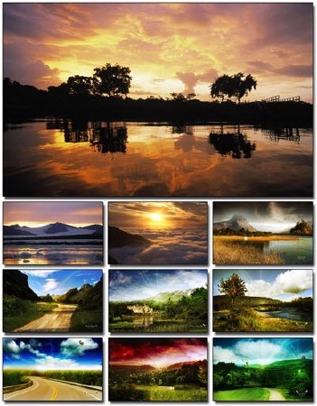Обои: Волшебные закаты - Sunset Nature Wallpapers