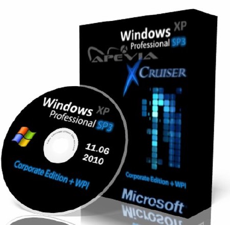 Windows XP Pro SP3 Corporate Edition Apevia Cruiser + WPI Build by alex333313 (2010/RUS)